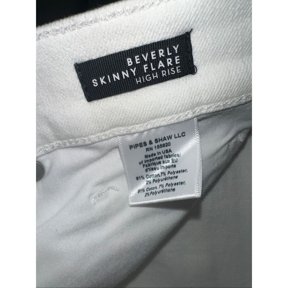 Veronica Beard Beverly High-Rise Skinny Flare Jeans​ Size 32 $248 - Picture 9 of 10